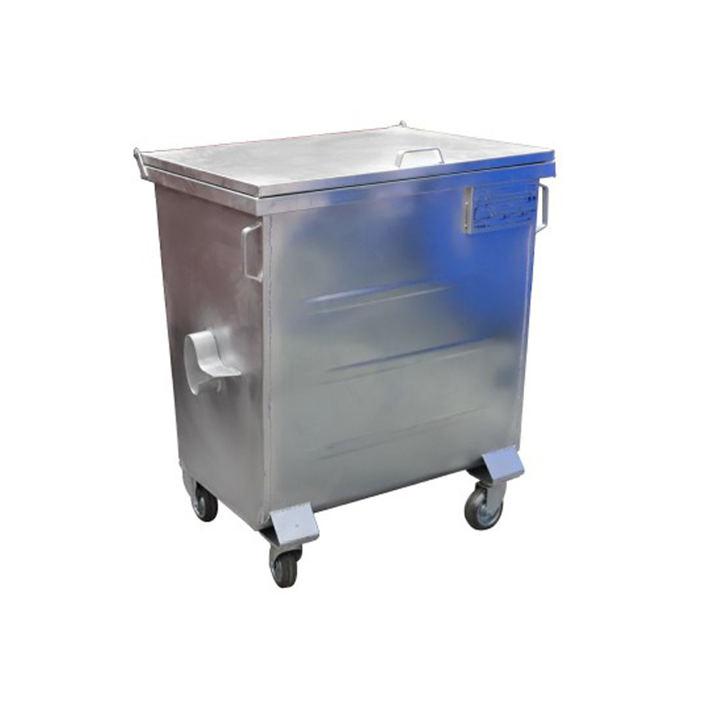 400 litre metal çöp konteyner