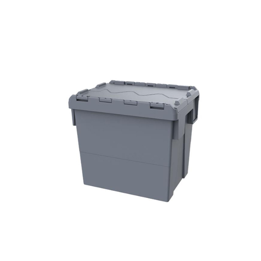 Konik Kapaklı Plastik Kasa 40*30*37