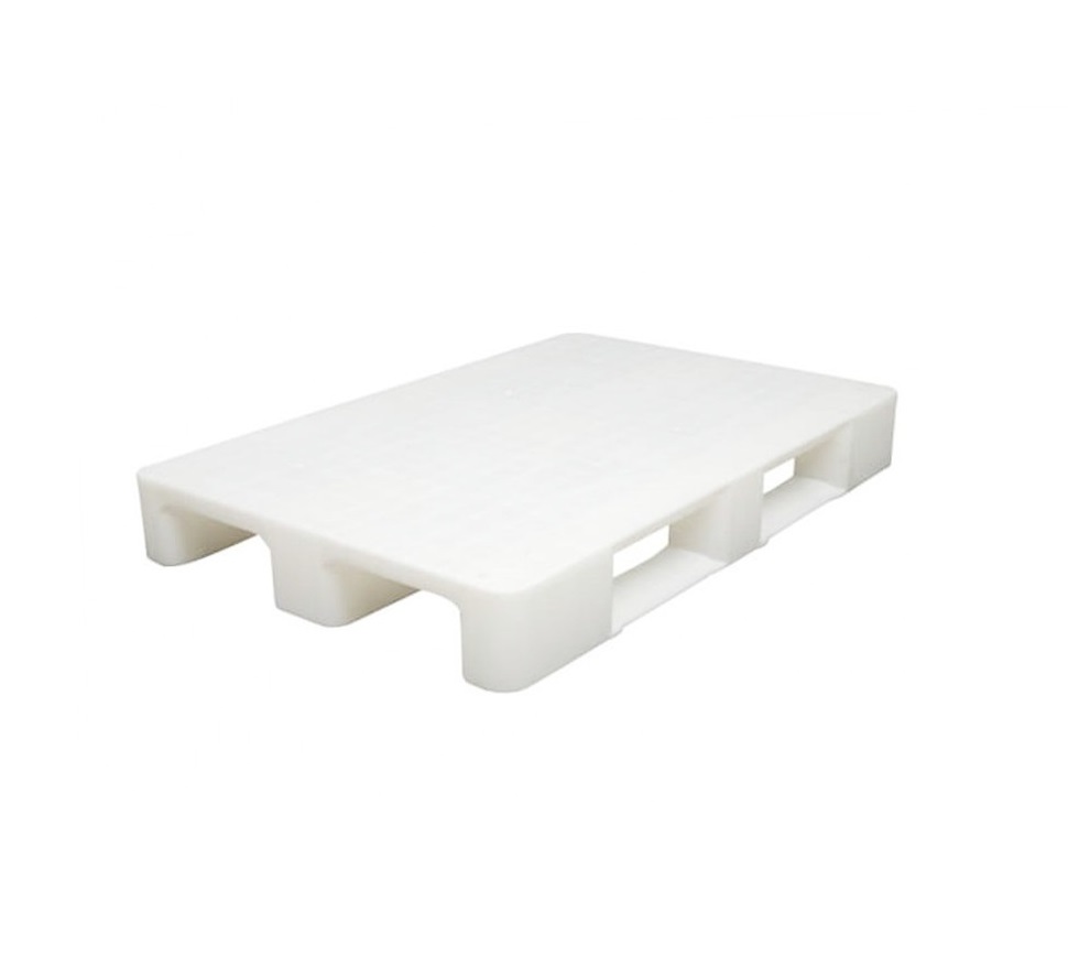 PLASTİK PALET 80X120 EURO KAPALI BEYAZ RENK